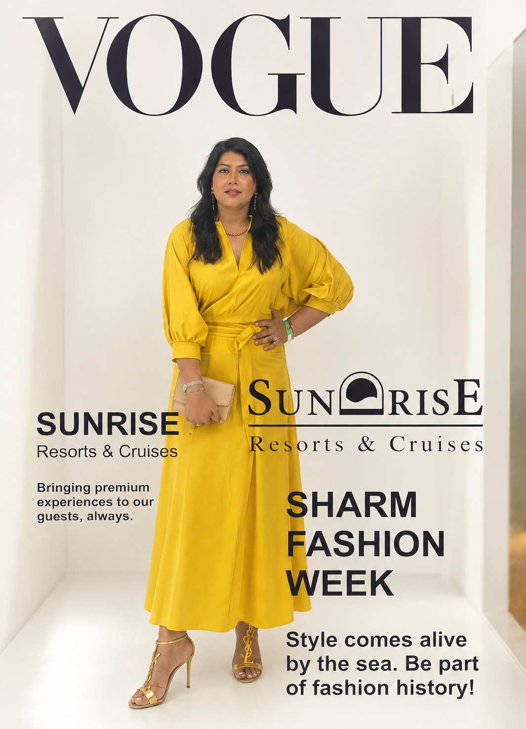 Vogue x Sunrise Resorts & Cruises feature, Sharm Fashion Week
