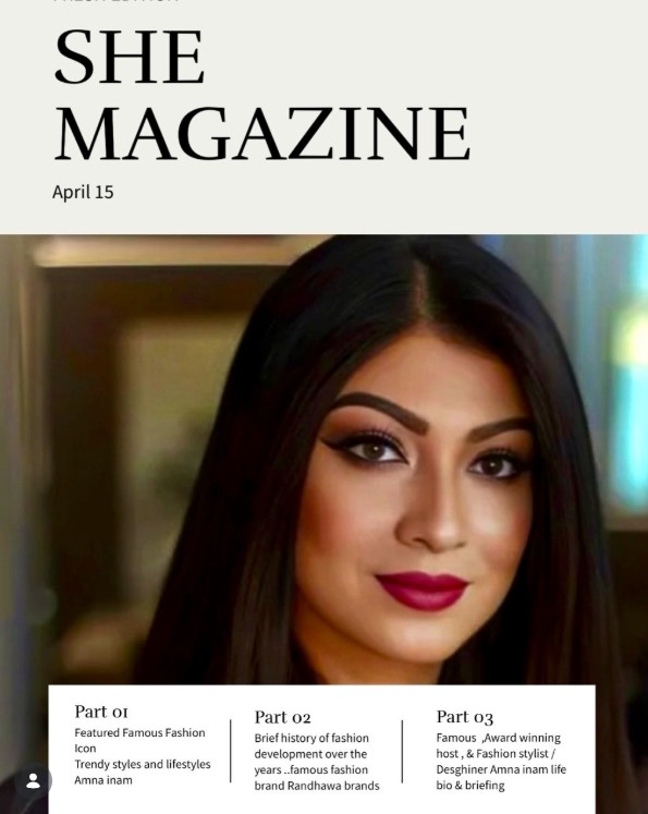 SHE Magazine cover feature